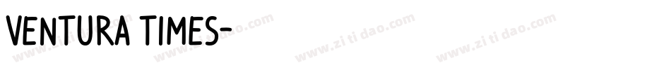 Ventura Times字体转换